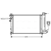 Image de Radiateur, Refroidissement Du Moteur Cna2135 Ava Quality Cooling Ava Quality Cooling Cna2135 Citroen;Peugeot;Vauxhall