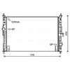 Image de Radiateur, Refroidissement Du Moteur Pe2386 Ava Quality Cooling Ava Quality Cooling Pe2386 Citroen;Ds;Opel;Peugeot;Toyota;Vauxhall