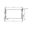 Image de Radiateur, Refroidissement Du Moteur Fda2405 Ava Quality Cooling Ava Quality Cooling Fda2405 Ford