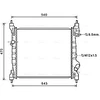 Image de Radiateur, Refroidissement Du Moteur Dwa2141 Ava Quality Cooling Ava Quality Cooling Dwa2141 Chevrolet