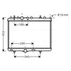 Image de Radiateur, Refroidissement Du Moteur Pea2255 Ava Quality Cooling Ava Quality Cooling Pea2255 Citroen;Ds;Opel;Peugeot