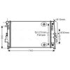 Image de Radiateur, Refroidissement Du Moteur Msa2460 Ava Quality Cooling Ava Quality Cooling Msa2460 Mercedes-Benz