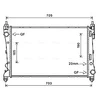 Image de Radiateur, Refroidissement Du Moteur Fta2449 Ava Quality Cooling Ava Quality Cooling Fta2449 Fiat;Opel;Vauxhall