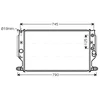 Image de Radiateur, Refroidissement Du Moteur To2704 Ava Quality Cooling Ava Quality Cooling To2704 Toyota