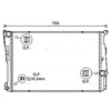 Image de Radiateur, Refroidissement Du Moteur Bw2546 Ava Quality Cooling Ava Quality Cooling Bw2546 Bmw