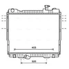 Image de Radiateur, Refroidissement Du Moteur Dn2418 Ava Quality Cooling Ava Quality Cooling Dn2418 Nissan