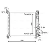 Image de Radiateur, Refroidissement Du Moteur Ol2681 Ava Quality Cooling Ava Quality Cooling Ol2681 Opel;Vauxhall