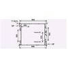 Image de Radiateur, Refroidissement Du Moteur Ms2694 Ava Quality Cooling Ava Quality Cooling Ms2694 Mercedes-Benz