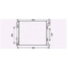 Image de Radiateur, Refroidissement Du Moteur Dn2444 Ava Quality Cooling Ava Quality Cooling Dn2444 Nissan;Renault