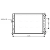 Image de Radiateur, Refroidissement Du Moteur Vn2109 Ava Quality Cooling Ava Quality Cooling Vn2109 Seat;Volkswagen
