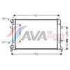 Image de Radiateur, Refroidissement Du Moteur Vn2228 Ava Quality Cooling Ava Quality Cooling Vn2228 Audi;Skoda;Volkswagen