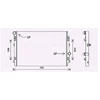 Image de Radiateur, Refroidissement Du Moteur Vn2398 Ava Quality Cooling Ava Quality Cooling Vn2398 Audi;Seat;Skoda;Volkswagen