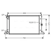 Image de Radiateur, Refroidissement Du Moteur Vna2188 Ava Quality Cooling Ava Quality Cooling Vna2188 Ford;Seat;Volkswagen