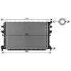 Image de Radiateur, Refroidissement Du Moteur Vna2383 Ava Quality Cooling Ava Quality Cooling Vna2383 Audi;Cupra;Seat;Skoda;Volkswagen