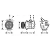 Image de Compresseur, Climatisation Ava Quality Cooling Vnak220 Audi;Cupra;Seat;Skoda;Volkswagen