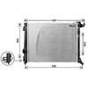 Image de Radiateur, Refroidissement Du Moteur Rt2647 Ava Quality Cooling Ava Quality Cooling Rt2647 Renault