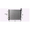 Image de Radiateur, Refroidissement Du Moteur Ka2304 Ava Quality Cooling Ava Quality Cooling Ka2304 Kia
