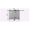 Image de Radiateur, Refroidissement Du Moteur Pe2423 Ava Quality Cooling Ava Quality Cooling Pe2423 Peugeot