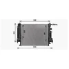 Image de Radiateur, Refroidissement Du Moteur Rt2658 Ava Quality Cooling Ava Quality Cooling Rt2658 Renault;Smart