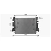 Image de Radiateur, Refroidissement Du Moteur Rt2659 Ava Quality Cooling Ava Quality Cooling Rt2659 Renault;Smart