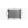 Image de Radiateur, Refroidissement Du Moteur Ka2327 Ava Quality Cooling Ava Quality Cooling Ka2327 Hyundai;Kia