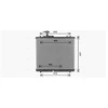 Image de Radiateur, Refroidissement Du Moteur Sz2160 Ava Quality Cooling Ava Quality Cooling Sz2160 Suzuki