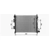 Image de Radiateur, Refroidissement Du Moteur Hy2589 Ava Quality Cooling Ava Quality Cooling Hy2589 Hyundai