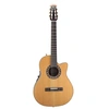 Image de Ovation Classique Classic Nylon Legend Mid Cutaway Natural Folk électro cordes nylon