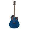 Image de Ovation celebrity elite plus mid cutaway blue transparent quilt Folk électro