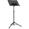 Image de GEWA Pupitre d'orchestre - Métal - pliable - Plateau perforé et amovible - ABS et connexion prismatique - Hauteur 67-120 cm - Poids 3,8 kg - noir en occasion ou reconditionné