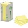 Image de Tour distributrice de 16 blocs post it recycles 76x76mm jaune