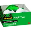 Image de Scotch Magic Ruban invisible, 3 Rouleaux 19 mm x 25 m + 1 dévidoir GRATUIT - Ruban Adhésif à Usage Général pour la Réparation, l'Etiquetage et la Fermeture de Documents en occasion ou reconditionné