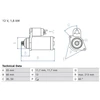Image de Démarreur / Démarreur 2608 Bosch Bosch 2608 Lexus;Toyota