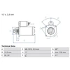 Image de Démarreur / Démarreur 0 986 026 390 Bosch Bosch 0986026390 Ford