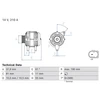Image de Dynamo 8551 Bosch Bosch 8551 Iveco