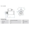 Image de Démarreur / Démarreur 0 986 026 400 Bosch Bosch 0986026400 Citroen;Ds;Peugeot