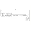 Image de Contact D'Avertissement, Usure Des Plaquettes De Frein Ap809 Bosch Bosch Ap809 Mercedes-Benz