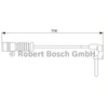 Image de Contact D'Avertissement, Usure Des Plaquettes De Frein Ap382 Bosch Bosch Ap382 Mercedes-Benz