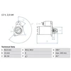 Image de Démarreur 2161 Bosch Bosch 2161 Audi;Seat