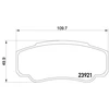 Image de Kit De Plaquettes De Frein, Frein À Disque Bp417 Bosch Bosch Bp417 Citroen;Fiat;Peugeot