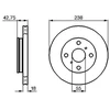 Image de Disque De Frein Bosch Bd369 Toyota