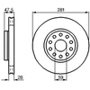 Image de Disque De Frein Bosch Bd391 Alfa Romeo;Lancia