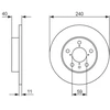 Image de Disque De Frein Bosch Bd375 Alfa Romeo