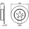 Image de Disque De Frein Bosch Bd5513 Toyota