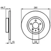 Image de Disque De Frein Bosch Bd584 Alfa Romeo