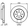 Image de Disque De Frein Bosch Bd1097 Kia