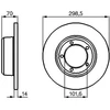 Image de Disque De Frein Bosch Bd729 Land Rover