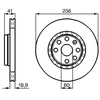 Image de Disque De Frein Bosch Bd458 Opel;Vauxhall