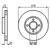 Image de Disque De Frein Bosch Bd358 Ford