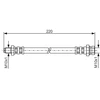 Image de Flexible De Frein Bosch Bh1440 Alfa Romeo